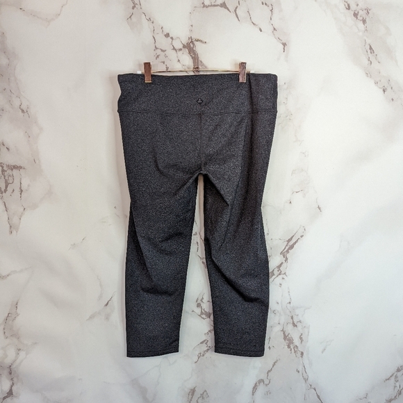Prana Pillar Leggings Womens XL Crop Capri Gray Mid Rise Heathered - Picture 7 of 10